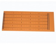 BIX-QP744005-001-ORANGE BIX Designation Strip Label - Orange