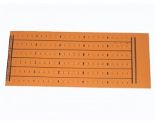 BIX-QP744005-001-ORANGE BIX Designation Strip Label - Orange