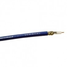 COX-RG59MINI-305-BLACK RG59 miniature, 93% tinned copper braid