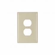 CWD-2142V 1 Gang Oversize Duplex Wall Plate - Ivory