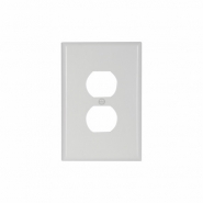 CWD-2142W 1 Gang Oversize Duplex Wall Plate - White