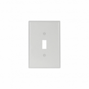 CWD-2144W 1 Gang Oversize Toggle Switch Wall Plate - White