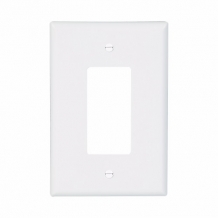 CWD-2751W 1 Gang Oversize Decora Wall Plate - White