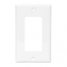 CWD-5151BK 1 Gang Nylon Decorator Plate - Black