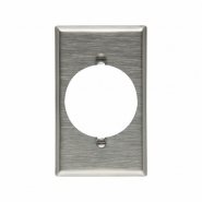 CWD-93221 Single Gang Stainless Steel Faceplate 2.15" Hole