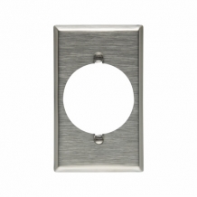 CWD-93221 Single Gang Stainless Steel Faceplate 2.15" Hole