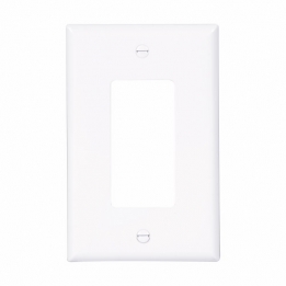 CWD-PJ26W Single Gang Mid-Size Decorator Plate - White
