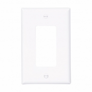 CWD-PJ26W Single Gang Mid-Size Decorator Plate - White