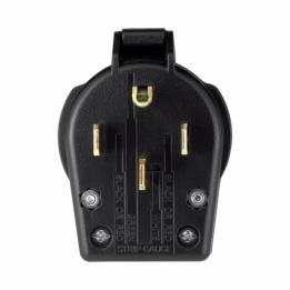 CWD-S21 3P4W RA Plug 14-50P 50A 125/250V - Male Range/Dryer