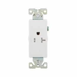 CWD-TR6350W TR Decora Commercial 1x Duplex Recepticle - 20A 125V - White