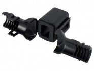 DEU-10112370405 DT04-4P 180&deg; Receptacle Back Shell