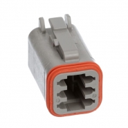 DEU-DT066S 6 Contact Socket - DT Series - Plug