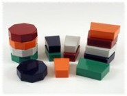 HAM-1590TRPBRD Diecast Aluminum Enclosure Trapezoid 4.4"x3.1"x1.5" - Red