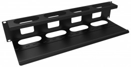 HAM-PCMDD19005BK1 3 unit Horizontal Cable Manager - Hinged 5.25"w x 2.5"d