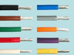 HIT-22019100-305-BLUE 22ga (19str) Teflon 200&deg;c, 600v  blue