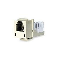 HUB-HXJUOW USOC - 6P6C Telephone Jack, Office White