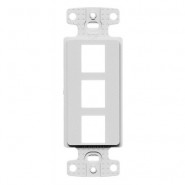 HUB-NS613W netSELECT - 3 Port D&eacute;cor Platform - White