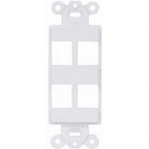 HUB-NS614W netSELECT - 4 Port D&eacute;cor Platform - White