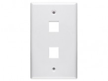 HUB-NSP12W netSELECT - 2 Port Face Plate - White