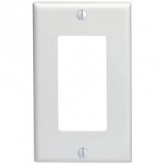 KORA-SWD45211 Single Gang Decora Wall Plate - White