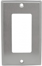 KORA-SWD45721 Single Gang Decora Wall Plate - Stainless Steel