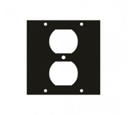 MID-DUP1 FK Custom Panel Insert - 1 Duplex Receptacle