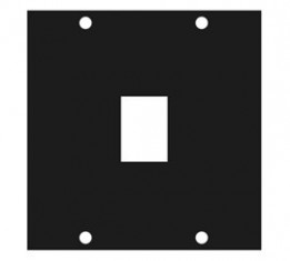 MID-KEY1 FK Custom Panel Insert - 1 Keystone