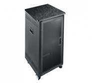 MID-PTRK2726MDK PTRK Series - 27U Portable Rack w/Plexi Door & Graphite Top