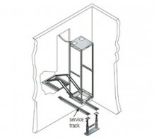 MID-TRACKL AXS Sliding Rack System - Track Leveler