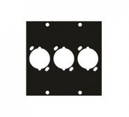 MID-UNIV3 FK Custom Panel Insert - 3 x XLRF or NDL