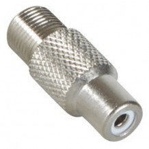 MODE-211250 RCA Female to F Female Adapter