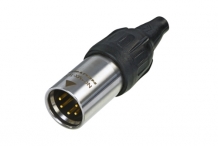 NEU-NC5MXTOP Neutrik - 5 Pole XLR male Cable Connector Heavy Duty IP65
