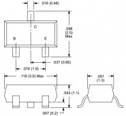 NTE-2414 Digital w/2 Built&ndash;In Bias 10k Resistors (NPN)