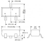 NTE-2415 Digital w/2 Built&ndash;In Bias 10k Resistors (PNP)