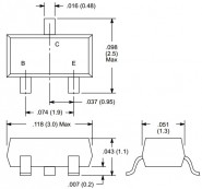 NTE-2416 Digital w/2 Built&ndash;In Bias 22k Resistors (NPN)
