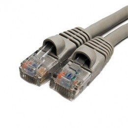 PAT-C5EGY000-002-GREY Patch Cord moulded Cat5E - grey - 2&rsquo;