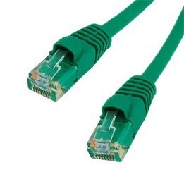 PAT-C6GN0000-001-GREEN Patch Cord moulded Cat6 - green - 1&rsquo;