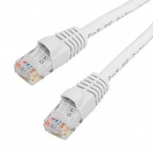 PAT-C6WH0000-005-WHITE Patch Cord moulded Cat6 - white - 5&rsquo;