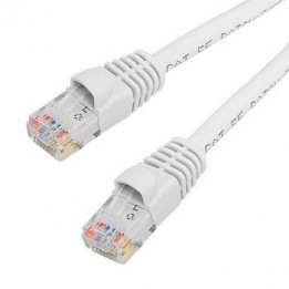 PAT-C6WH0000-015-WHITE Patch Cord moulded Cat6 - white - 15&rsquo;