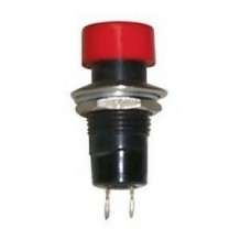 PHIL-3010062 Round Push Button Switch - Red - SPST Off/MOn 3A 125Vac