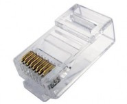 PLA-106153J RJ-45 (8P8C) Round-Solid - (100/jar)