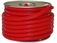 SLO-SL0375/0-015-RED 3/8"polyethylene Split Loom - Red - (15m)