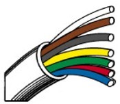 TRL-14007000-152-RV 14ga/4c + 12ga/1c + 10ga/2c Nor-Flex RV -65&deg;c (x152m)