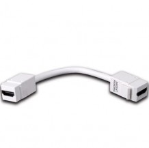 VAN-820490 HDMI Keystone Insert with Pigtail - White
