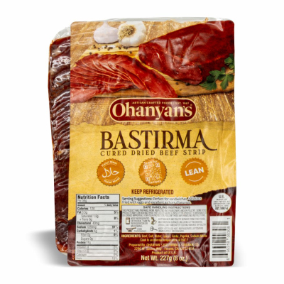 12-397-2 OHANYAN BASTURMA LEAN SLICED 15 LB