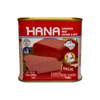13-422-1 HANA CHICKEN LUNCHEON MEAT W/BEEF 24/340 GR