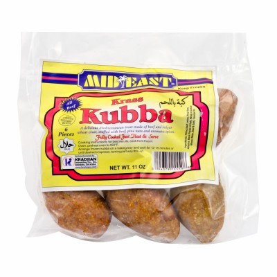 15-550-2 M.E.  FROZEN BEEF KIBBEH HALAL 20/6OZ