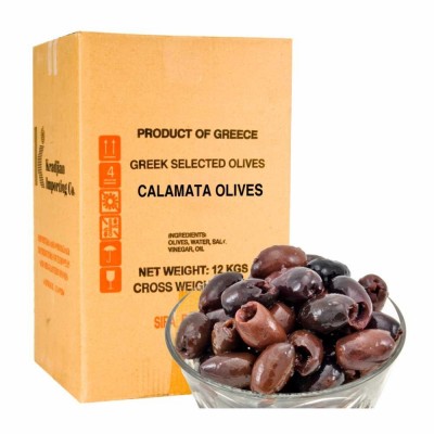21-210-2 KALAMATA OLIVES PITTED         22 LB