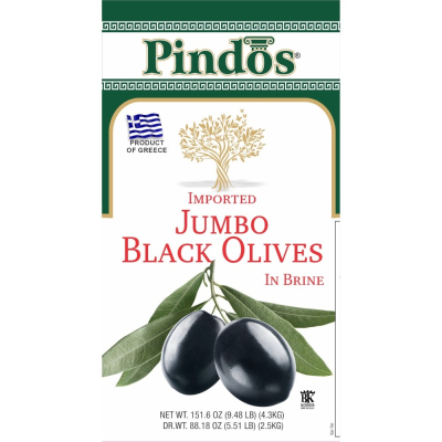 21-219-2 PINDOS BLACK OLIVE JUMBO 2/2.5kg