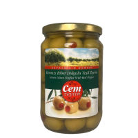21-290-2 CEM GREEN STUFFED OLIVES 12/700 GR